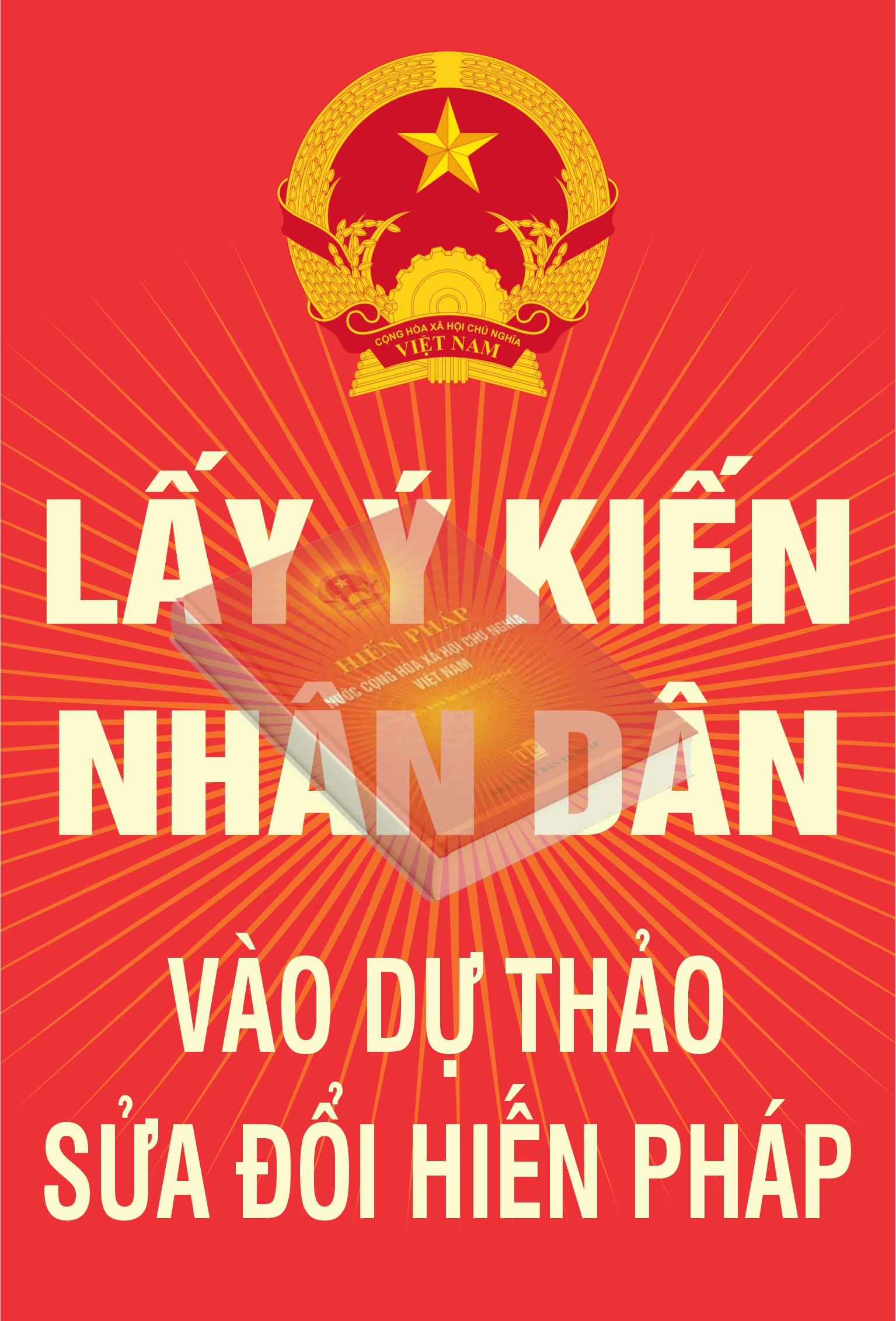 Lấy ý kiến Nhân dân vào dự thảo sửa đổi Hiến pháp